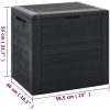 Dynbox antracit 58,5x46x55 cm polypropen vidaXL – miniatyr 10