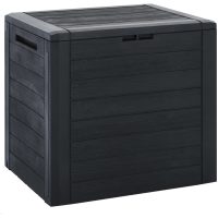 Dynbox antracit 58,5x46x55 cm polypropen vidaXL