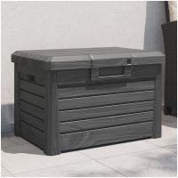 Dynbox antracit 73x50,5x46,5 cm polypropen vidaXL