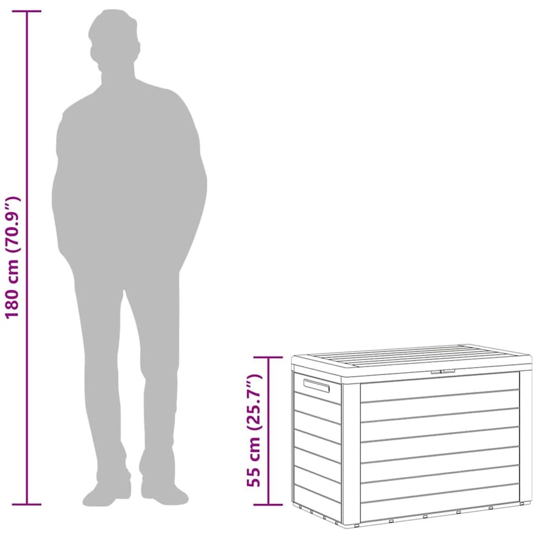 Dynbox antracit 78x44x55 cm vidaXL – bild 10