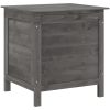 Dynbox antracit massivt granträ vidaXL 50 x 49 x 56.5 cm – miniatyr 2