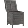 Dynbox antracit massivt granträ vidaXL 50 x 49 x 56.5 cm – miniatyr 3