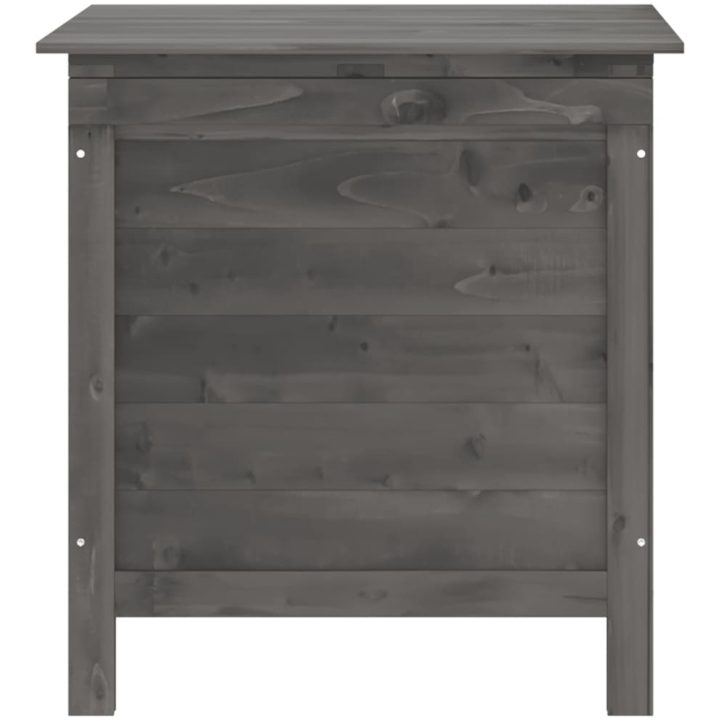 Dynbox antracit massivt granträ vidaXL 50 x 49 x 56.5 cm – bild 4
