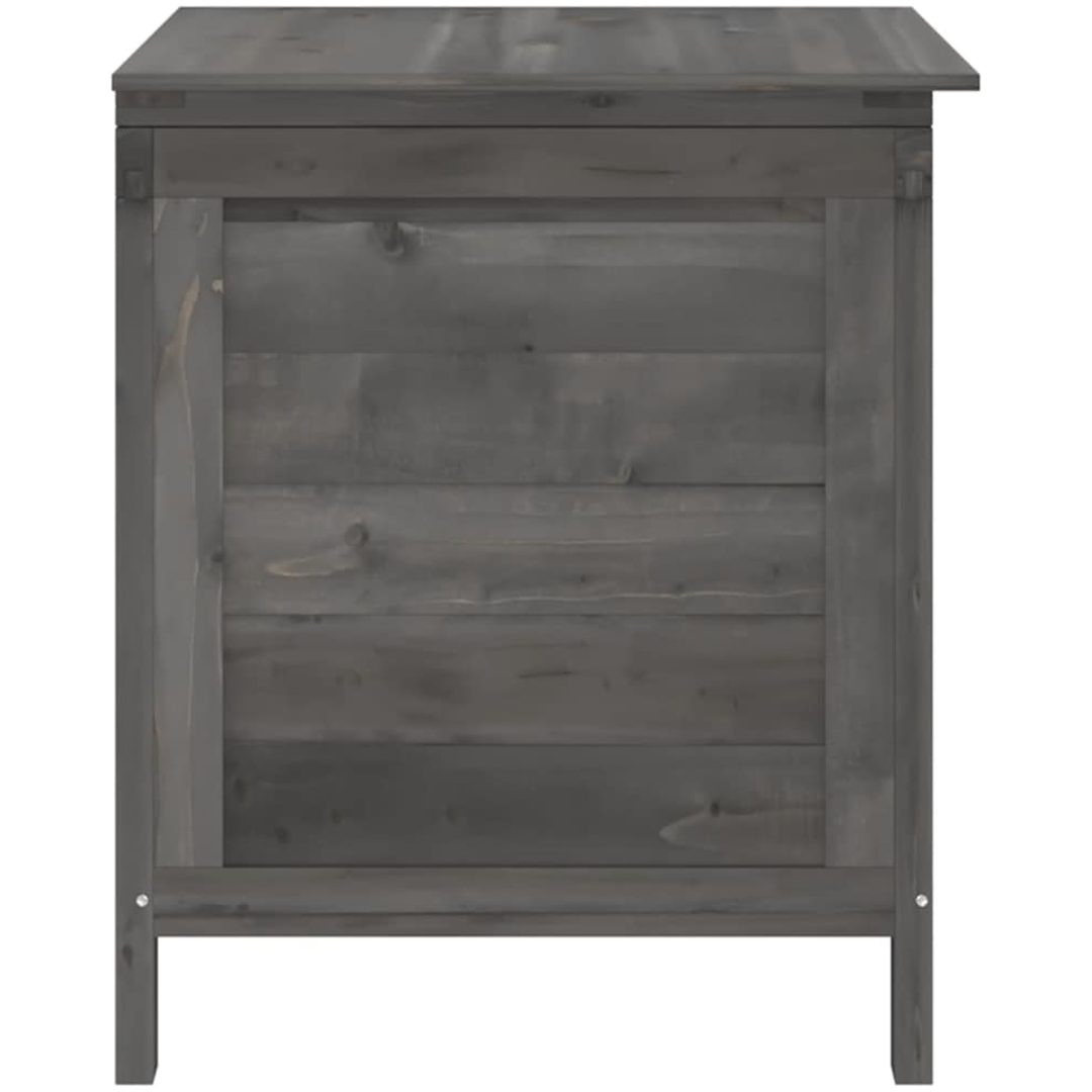 Dynbox antracit massivt granträ vidaXL 50 x 49 x 56.5 cm – bild 5