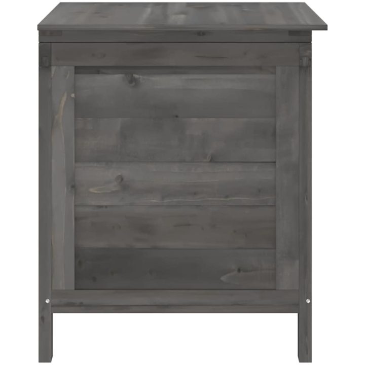 Dynbox antracit massivt granträ vidaXL 50 x 49 x 56.5 cm – bild 5