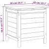 Dynbox antracit massivt granträ vidaXL 50 x 49 x 56.5 cm – miniatyr 8