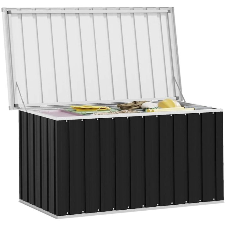 Dynbox antracit vidaXL 129 x 67 x 65 cm – bild 4