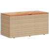 Dynbox beige konstrotting akaciaträ vidaXL 110 x 50 x 54 cm – miniatyr 2