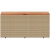 Dynbox beige konstrotting akaciaträ vidaXL 110 x 50 x 54 cm – miniatyr 4