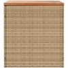 Dynbox beige konstrotting akaciaträ vidaXL 110 x 50 x 54 cm – miniatyr 5