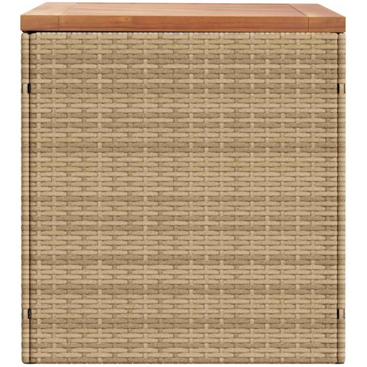 Dynbox beige konstrotting akaciaträ vidaXL 110 x 50 x 54 cm – bild 5