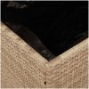 Dynbox beige konstrotting akaciaträ vidaXL 110 x 50 x 54 cm – miniatyr 10