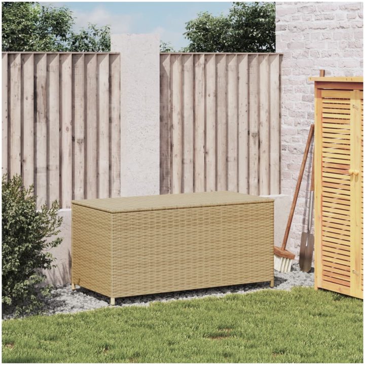 Dynbox blandad beige 190L konstrotting vidaXL 100 x 50 x 50 cm – bild 3