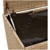 Dynbox blandad beige 190L konstrotting vidaXL 100 x 50 x 50 cm – miniatyr 8