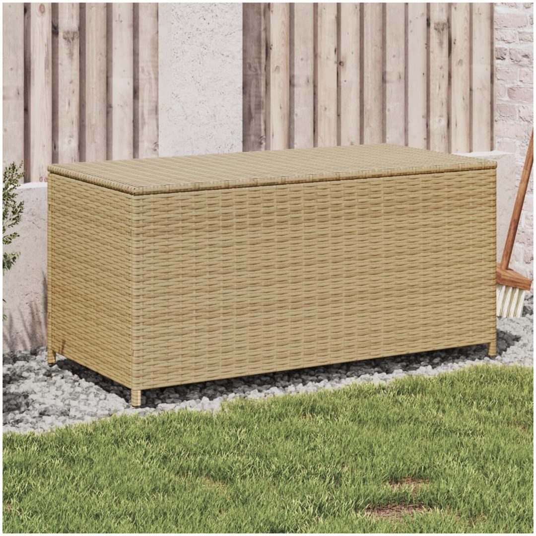 Dynbox blandad beige 190L konstrotting vidaXL 100 x 50 x 50 cm
