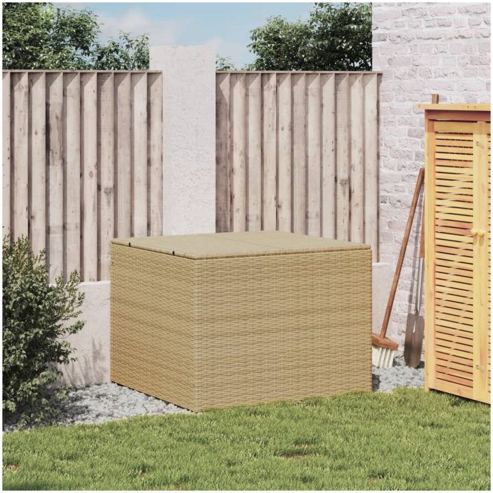 Dynbox blandad beige 291L konstrotting vidaXL 80 x 75 x 59 cm – bild 3