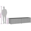 Dynbox blandad beige 469L konstrotting vidaXL 200 x 50 x 58 cm – miniatyr 10