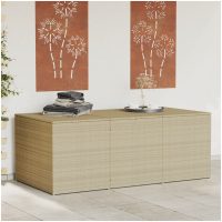Dynbox blandad beige 984L konstrotting vidaXL