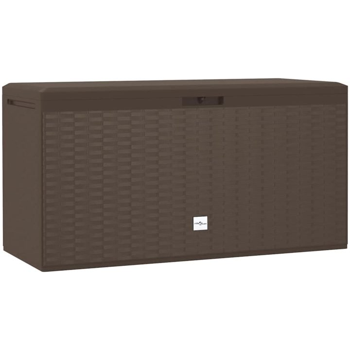 Dynbox brun 114x47x60 cm vidaXL – bild 2