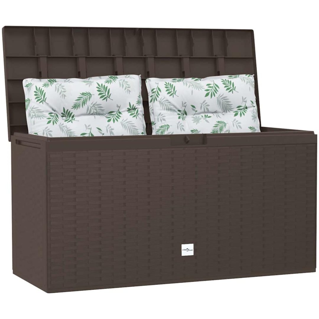 Dynbox brun 114x47x60 cm vidaXL – bild 3