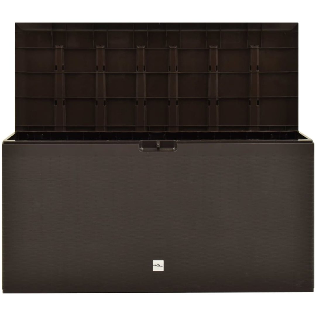 Dynbox brun 114x47x60 cm vidaXL – bild 4