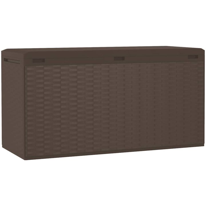 Dynbox brun 114x47x60 cm vidaXL – bild 6