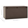 Dynbox brun 114x47x60 cm vidaXL – miniatyr 7