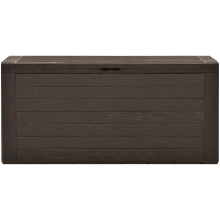 Dynbox brun 116x44x55 cm vidaXL – bild 3