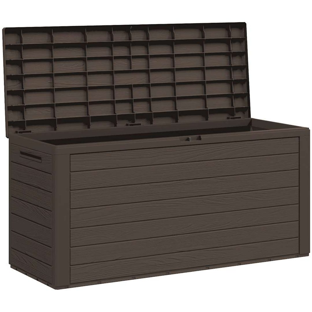 Dynbox brun 116x44x55 cm vidaXL – bild 4