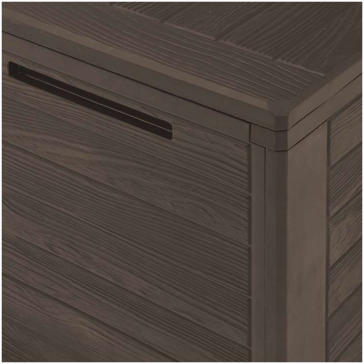 Dynbox brun 116x44x55 cm vidaXL – bild 7