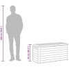 Dynbox brun 116x44x55 cm vidaXL – miniatyr 9