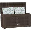 Dynbox brun 119x48x60 cm polypropen vidaXL – miniatyr 3