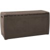 Dynbox brun 119x48x60 cm polypropen vidaXL – miniatyr 4
