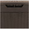 Dynbox brun 119x48x60 cm polypropen vidaXL – miniatyr 7