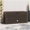 Dynbox brun 119x48x60 cm polypropen vidaXL – miniatyr 1