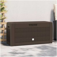 Dynbox brun 119x48x60 cm polypropen vidaXL