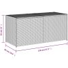 Dynbox brun 283L konstrotting vidaXL 120 x 50 x 56 cm – miniatyr 11