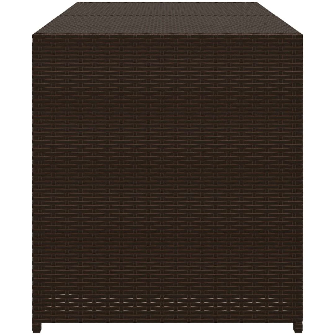 Dynbox brun 283L konstrotting vidaXL 120 x 50 x 56 cm – bild 5