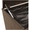 Dynbox brun 283L konstrotting vidaXL 120 x 50 x 56 cm – miniatyr 8