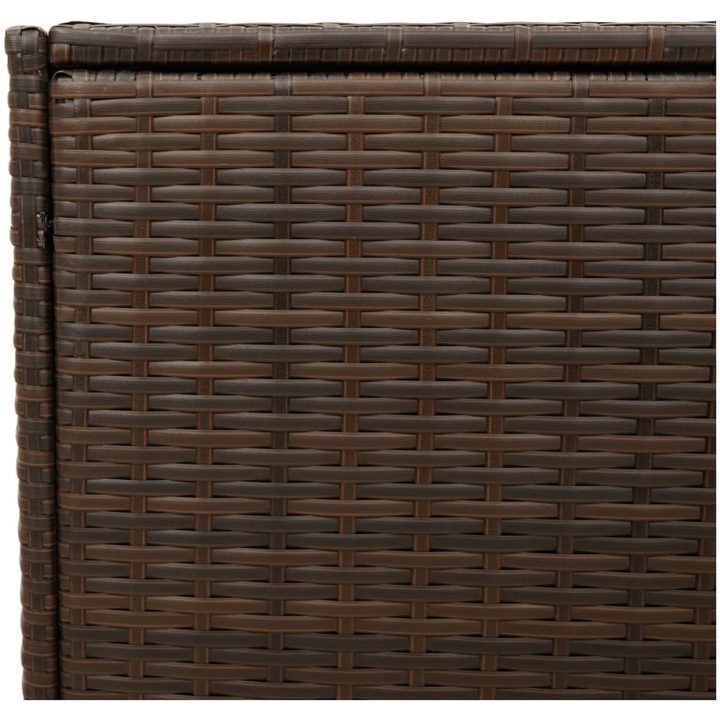 Dynbox brun 283L konstrotting vidaXL 120 x 50 x 56 cm – bild 9