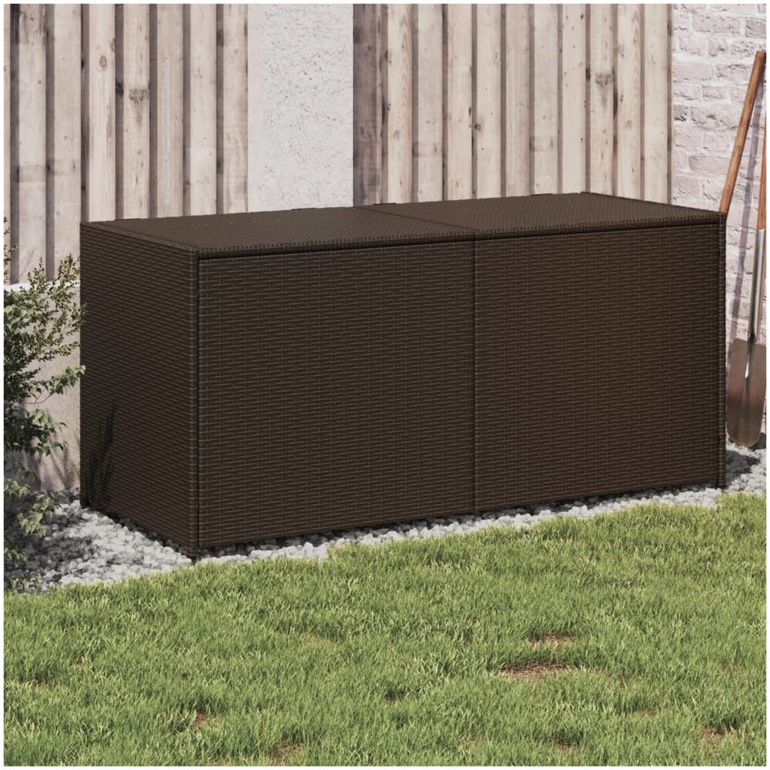 Dynbox brun 283L konstrotting vidaXL 120 x 50 x 56 cm
