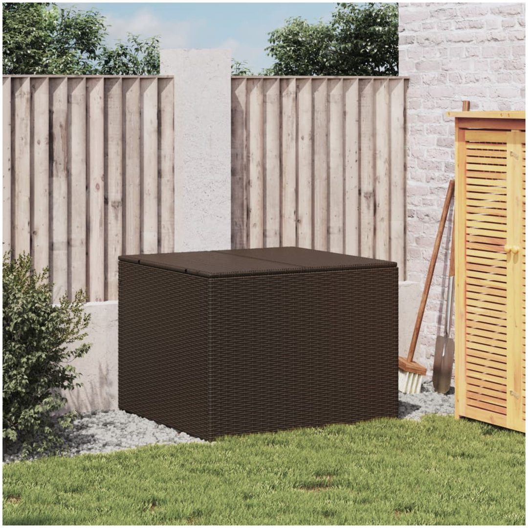 Dynbox brun 291L konstrotting vidaXL 80 x 75 x 59 cm – bild 3