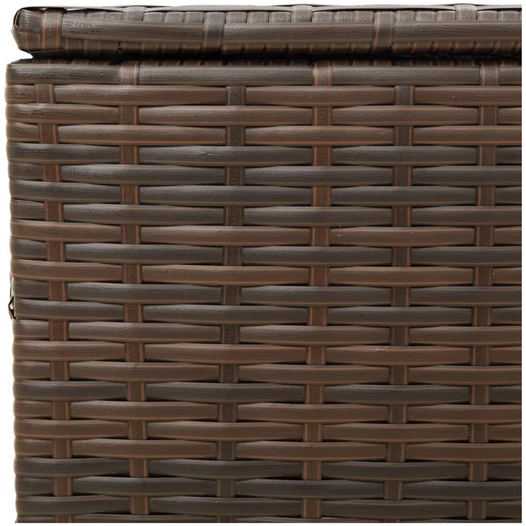 Dynbox brun 291L konstrotting vidaXL 80 x 75 x 59 cm – bild 9