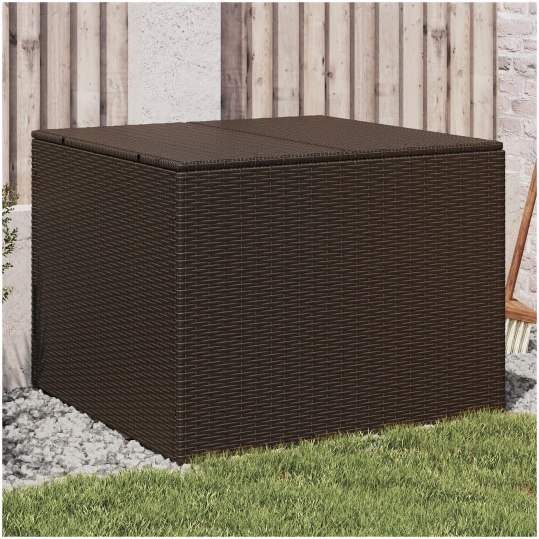 Dynbox brun 291L konstrotting vidaXL 80 x 75 x 59 cm