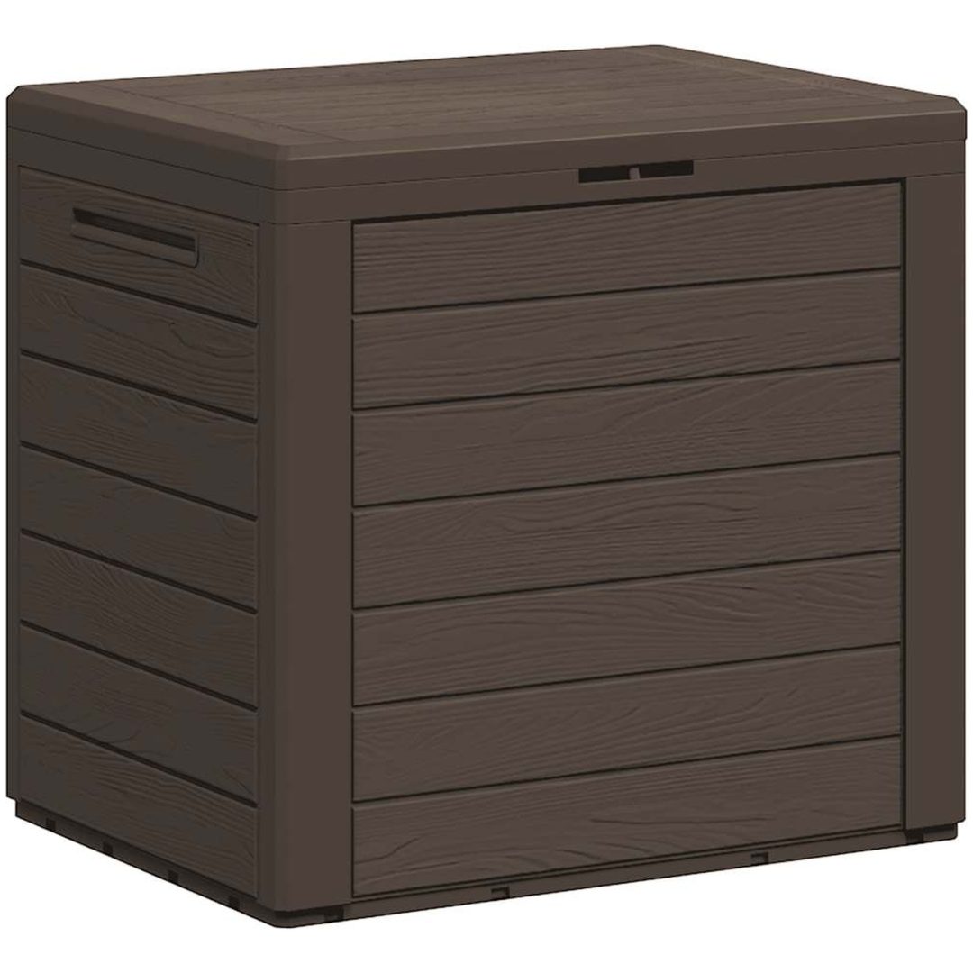 Dynbox brun 58,5x46x55 cm polypropen vidaXL – bild 2