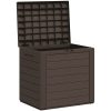 Dynbox brun 58,5x46x55 cm polypropen vidaXL – miniatyr 4