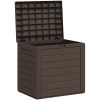 Dynbox brun 58,5x46x55 cm polypropen vidaXL – miniatyr 5