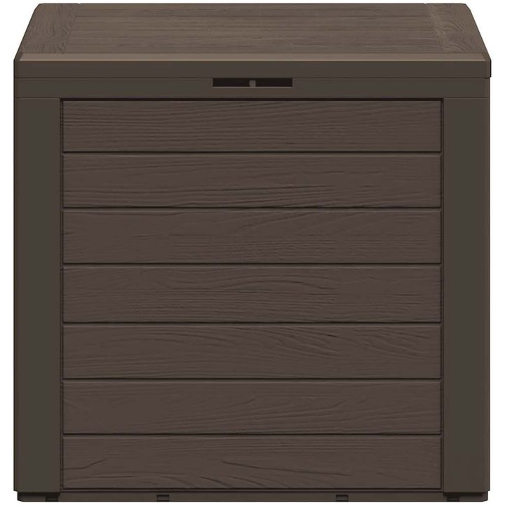 Dynbox brun 58,5x46x55 cm polypropen vidaXL – bild 6