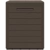 Dynbox brun 58,5x46x55 cm polypropen vidaXL – miniatyr 7