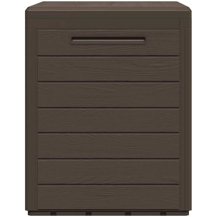 Dynbox brun 58,5x46x55 cm polypropen vidaXL – bild 7